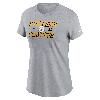 Nike Gray Pittsburgh Steelers 2023 Nfl Playoffs Iconic T-shirt In Grey
