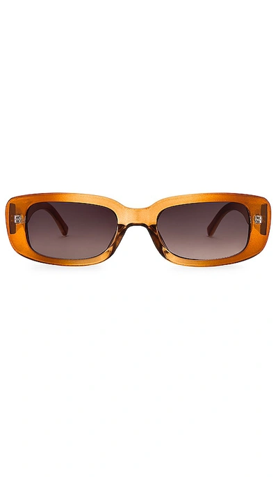 Aire Ceres Sunglasses In Pearl Chocolate & Brown Grad