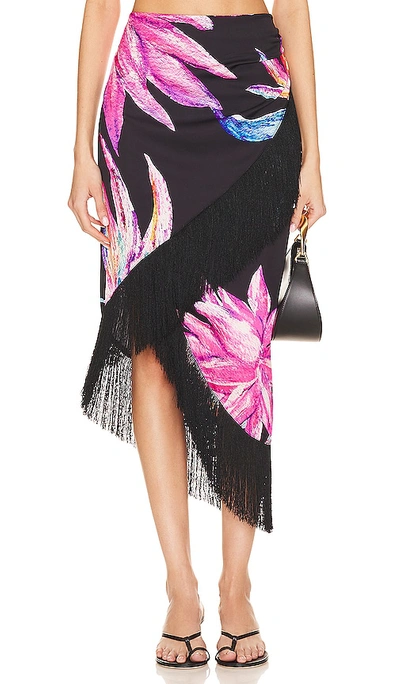 Rococo Sand X Revolve Margo Long Skirt In Black