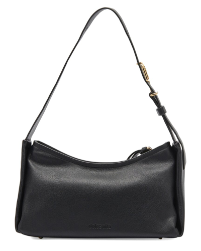 Dolce Vita Leather Shoulder Bag In Black