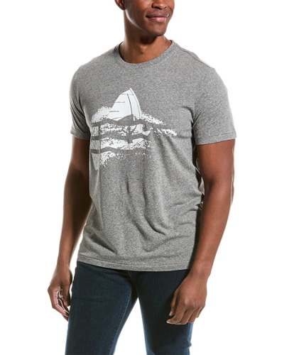 Sol Angeles Swell Crew T-shirt In Grey