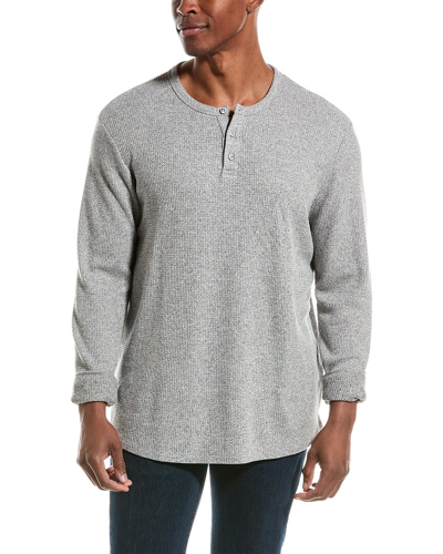 Sol Angeles Thermal Henley In Grey