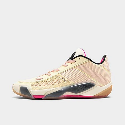 Nike Air Jordan 38 Low Basketball Shoes In Coconut Milk/black/atmosphere/hyper Pink