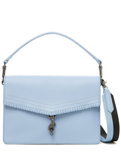 Botkier Trigger Flap Leather Hobo Bag In Blue