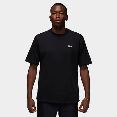 Nike Jordan Men's Brand Aj1 Patch T-shirt In Black