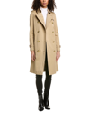 Burberry The Kensington Trench Coat In Beige