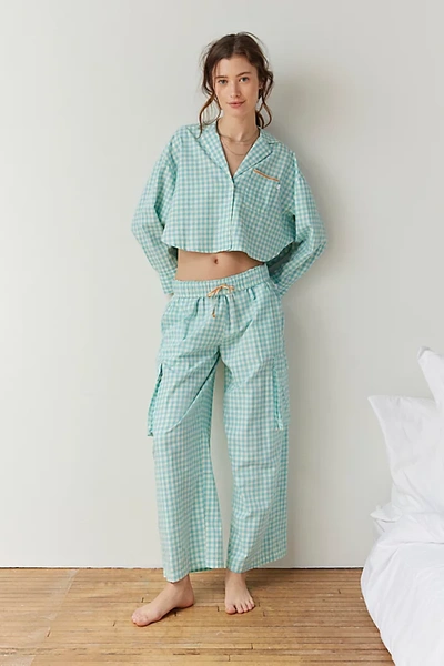 Out From Under Pj Party Hoxton Pant In Light Blue, Women's At Urban Outfitters