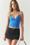 Out From Under Je T'aime Mesh Cami In Blue, Women's At Urban Outfitters