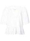 ULLA JOHNSON BRODERIE ANGLAISE BLOUSE,PF17024012247220