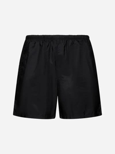 Prada Re-nylon Swim Shorts In Black