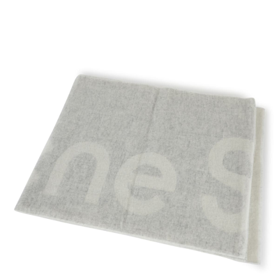 Acne Studios Scarfs In White/light Grey