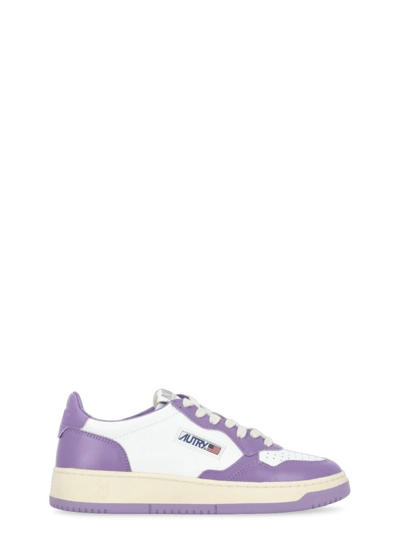 Autry Medalist Low Sneakers In Purple