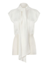 Fabiana Filippi Sleeveless Panelled Blouse In White