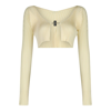 Jacquemus La Maille Pralu Lounge In Light Yellow 2