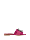 Manolo Blahnik Martamod Satin Sandal In Dpnk