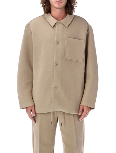 Nike Men's  Sportswear Tech Fleece Reimagined Oversized Shacket In Neutrals