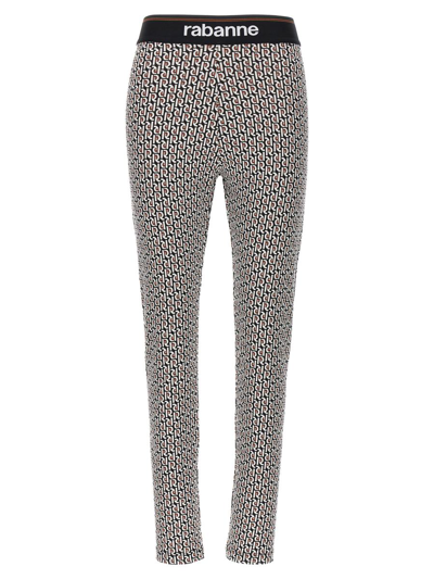 Rabanne Monogram Leggings In Multicolour