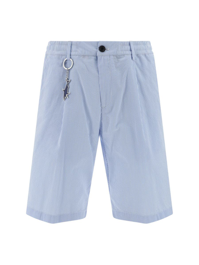 Paul & Shark Bermuda Shorts In Biancorigheazzurre