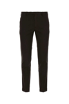 Pt Torino Tailored Wool Trousers With Detachable Feather Accent In Black