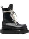 Rick Owens Army Cyclops Turbo High-top Platform Boots In Black