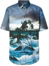 GIVENCHY Hawaii print shirt,17F622774312256415