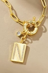 Uncommon James Initial Chain Monogram Necklace In Multicolor