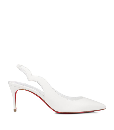 Christian Louboutin Hot Chick Nappa Slingback Pumps 70 In White