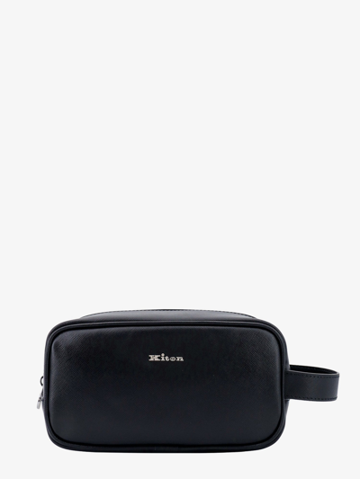 Kiton Ciro Paone Beauty Case In Black