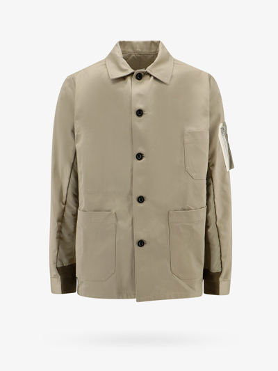 Sacai Jacket In Beige