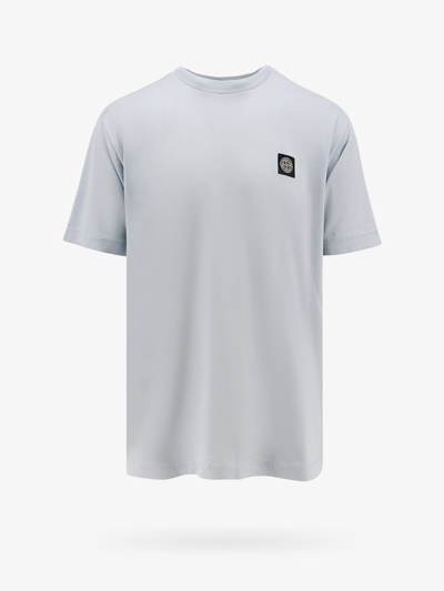 Stone Island Cotton Jersey T-shirt In Blue
