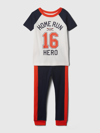 Gap Kids' Baby Organic Cotton Pj Set In Sports Multi
