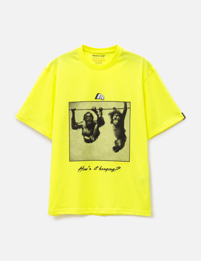Martine Rose Oversized Short Sleeve T-shirt In Yellow