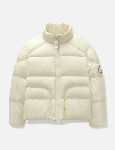 Moncler Chaofeng Logo-patch Down Jacket In White