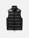 Moncler Lautaret Zip-up Down Vest In Black