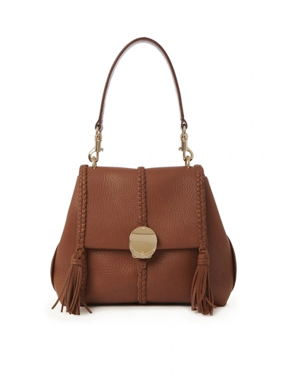 Chloé Penelope Small And Soft Shoulder Bag In Nude & Neutrals
