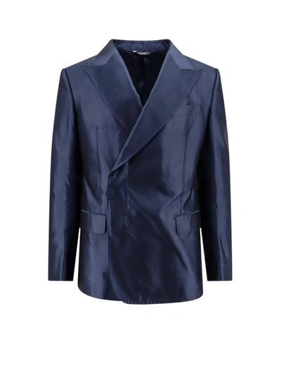 Dolce & Gabbana Blazer In Blue