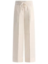 PESERICO PESERICO WIDE LINEN TROUSERS