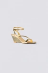 Jonathan Simkhai Rola Wedge Sandal In Gold