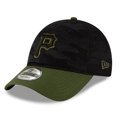 New Era Men's Black, Green Pittsburgh Pirates Alternate 3 The League 9forty Adjustable Hat In Black,green