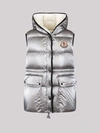 Moncler Hera Hooded Down Gilet In Default Title
