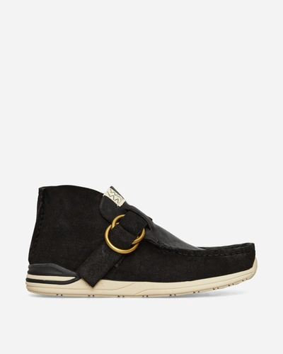 Visvim Skynyrd Ring Moc-folk Shoes In Black