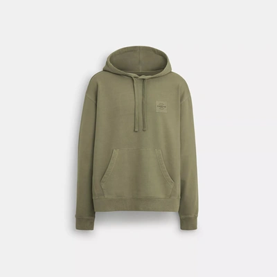 Coach Outlet Hoodie In Organic Cotton In Green