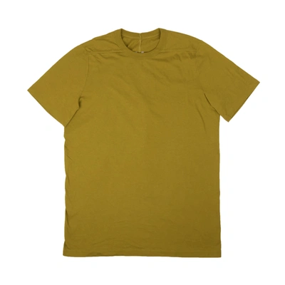 Rick Owens Sulphate Green Level Cotton Short Sleeve T-shirt