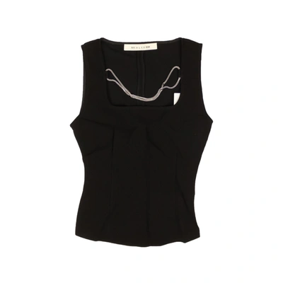 Alyx Chain-detail Sleeveless Blouse In Black