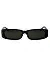 Linda Farrow Talita Sunglasses In Black/yellowgold/grey