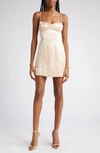Retroféte Cosmo Dress In Dusty Peach