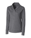 CUTTER & BUCK LADIES' SHORELINE HALF-ZIP JACKET