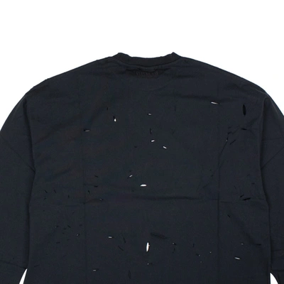 Vetements Black Perforated Design T-shirt