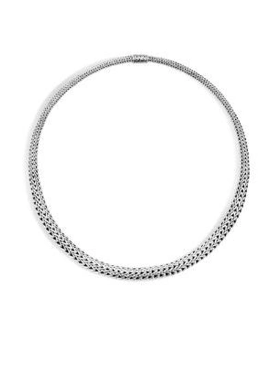 John Hardy Sterling Silver Classic Chain Graduated Chain Necklace, 18 In Metallic