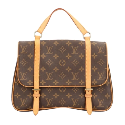 Pre-owned Louis Vuitton Marelle Canvas Backpack Bag () In Brown